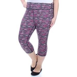 Material Girl Womens Active Plus Size Cropped Leggings Size 1X